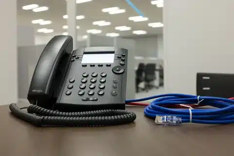 Voip phone installation